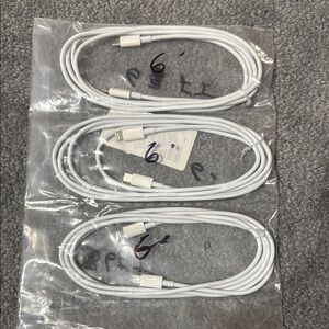 White iPhone USB Charging Cable